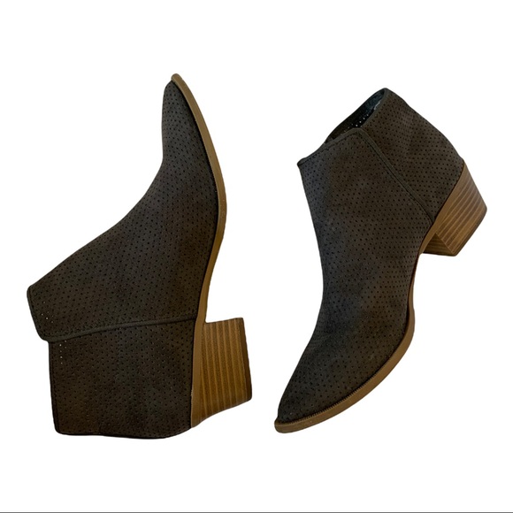 SAM EDELMAN CIRCUS BROWN ZIPPERED BOOTIES SIZE 8.5 - Picture 16 of 16